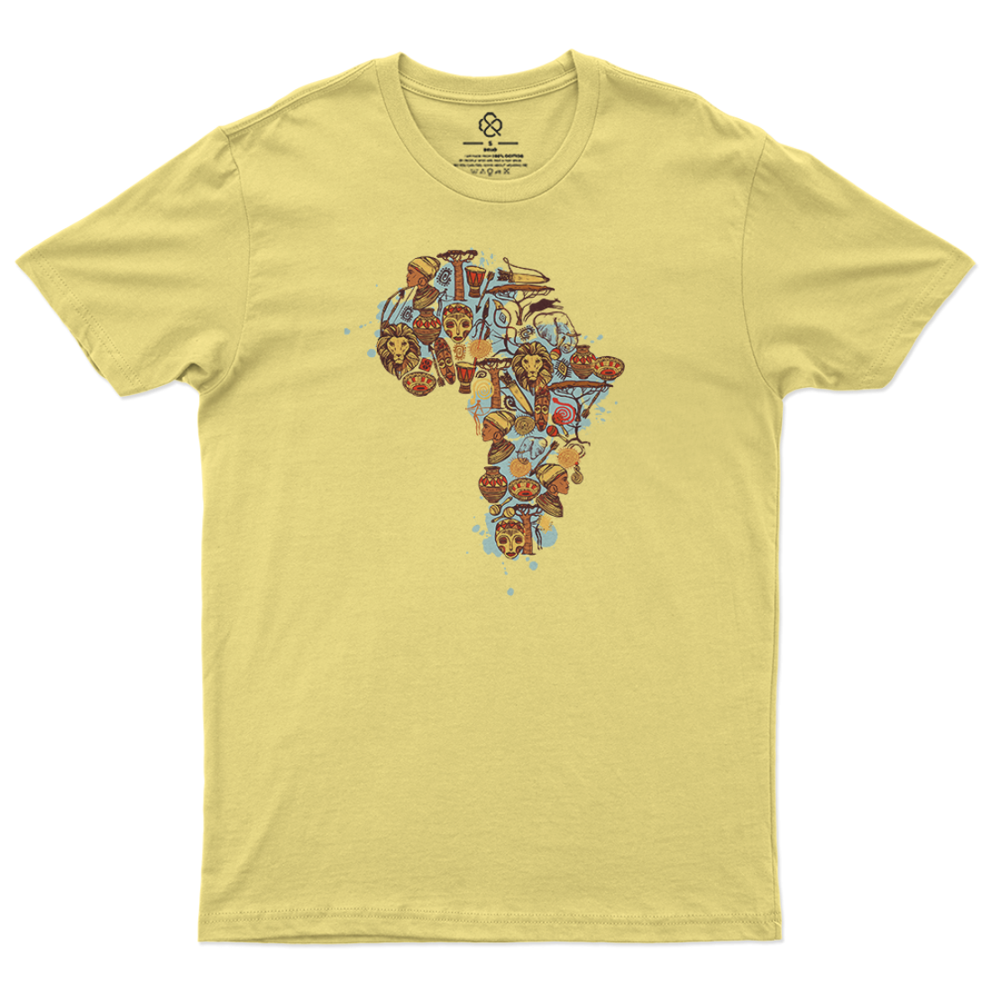 T-shirt unisex jaune mama africa