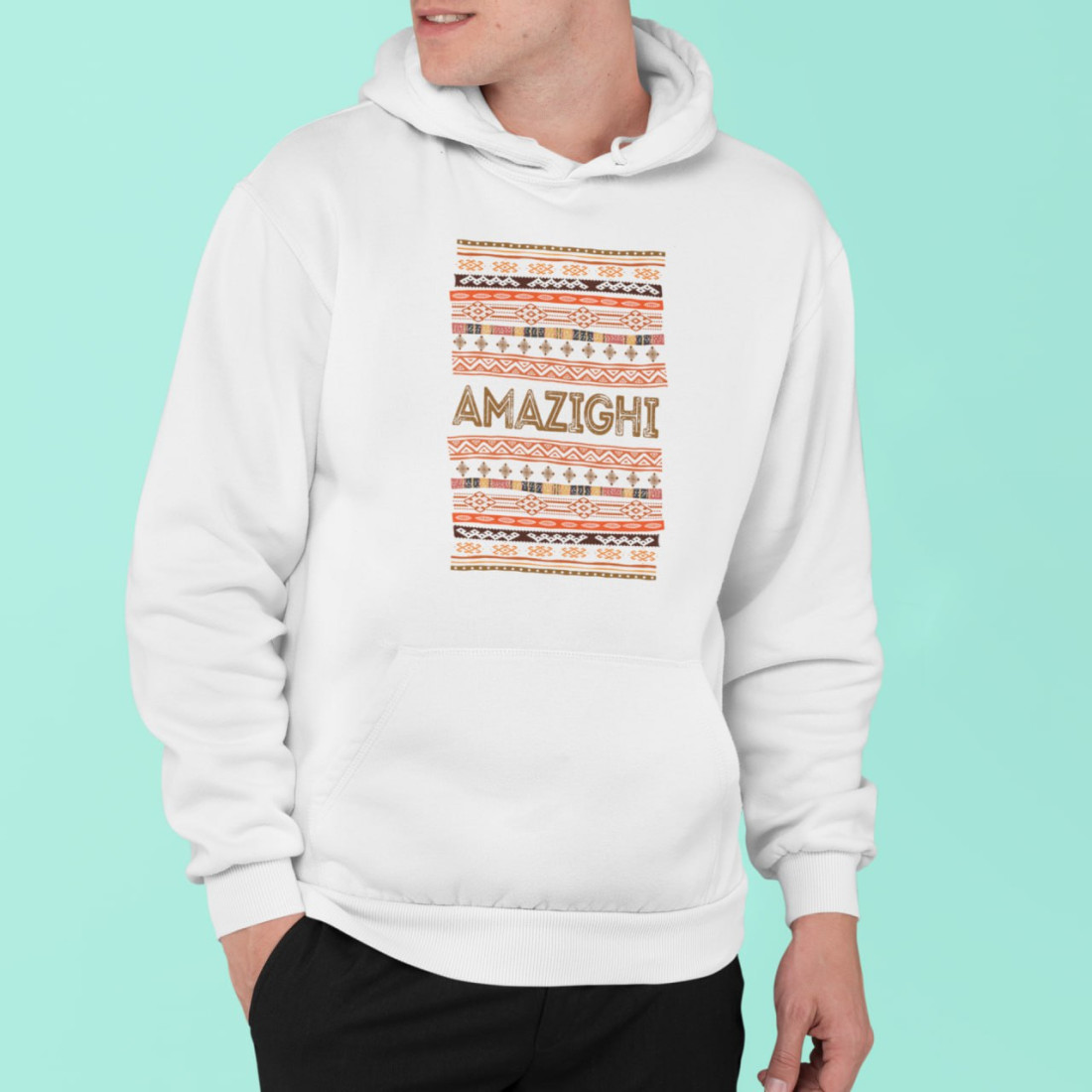 https://rafwear-dz.com/Sweat Amazigh Traditionnel - Motifs Berbères