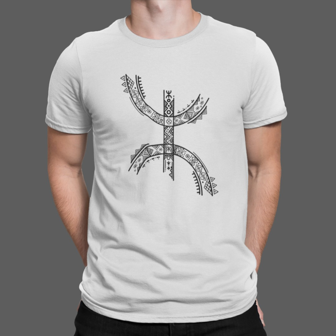 https://rafwear-dz.com/t-shirt signe amazigh - blanc