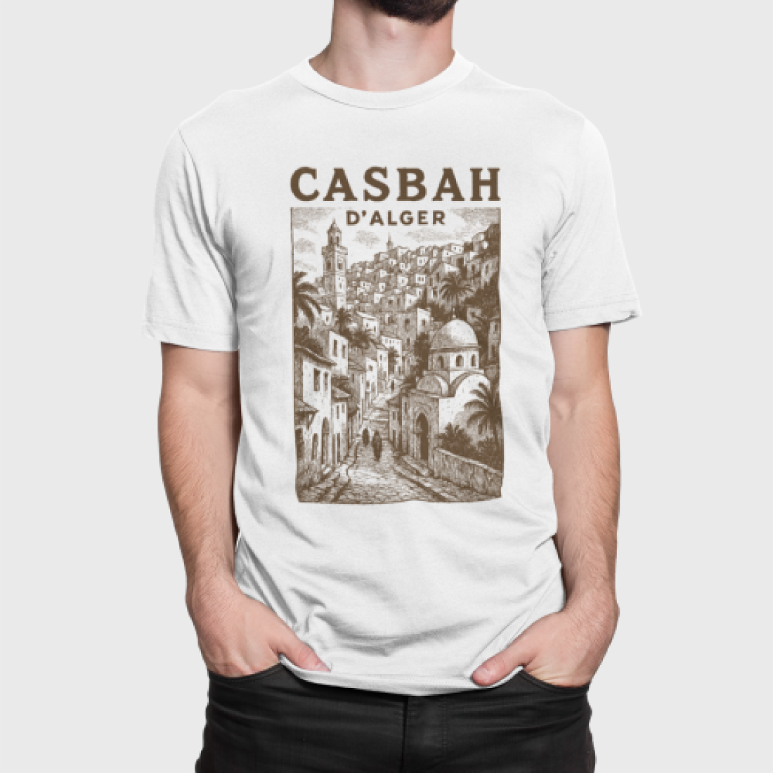 T-shirt "Casbah d'Alger – Blanc "